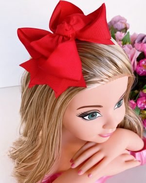 Laço Belli Bico de Pato Vermelho