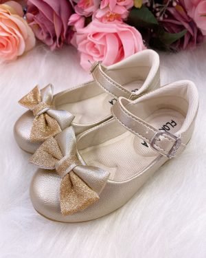 Sapatilha Flor Di Mila Julia Dourado