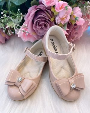 Sapatilha Flor Di Mila Alice Nude - Rose