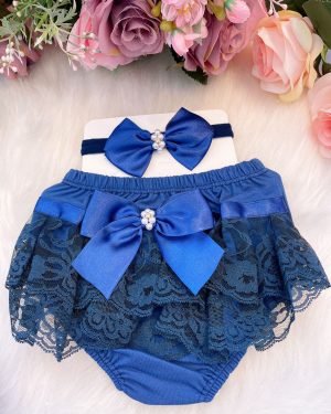 Kit Bunda Rica Azul Royal/Calcinha
