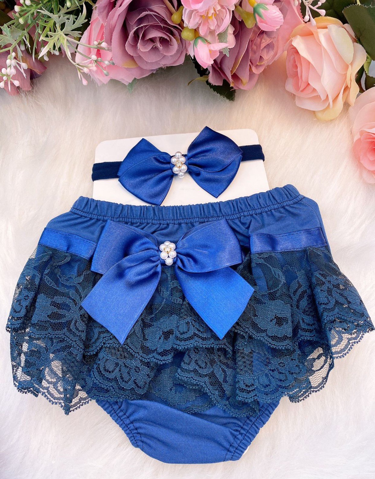 Kit Bunda Rica Azul Royal/Calcinha