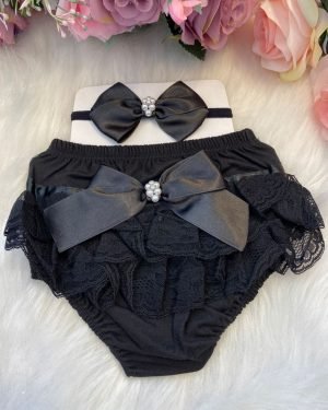 Kit Bunda Rica Preto/Calcinha