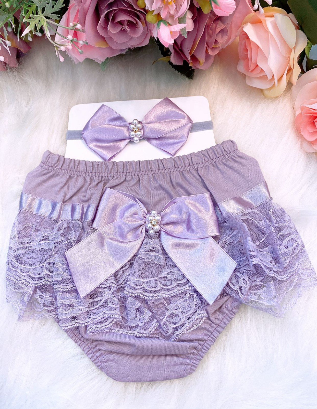 Kit Bunda Rica Lilás/Calcinha