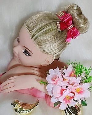 Porta Coque Belli Pink Laço Strass