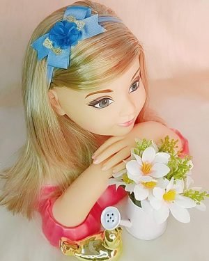 Faixa Belli Florzinha Verde Tiffany