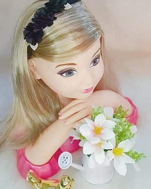 Faixa Belli Flores Preto