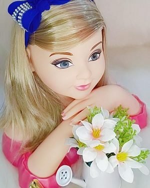 Faixa Belli Azul Royal Laço