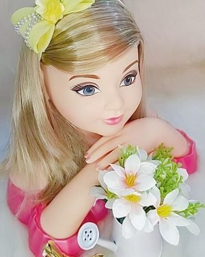 Faixa Belli Amarelo Claro Laço