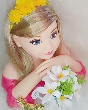 Faixa Belli Flor e Strass Amarelo