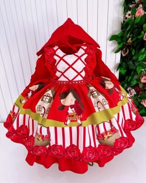 Vestido Princesa Belli Chapeuzinho Vermelho
