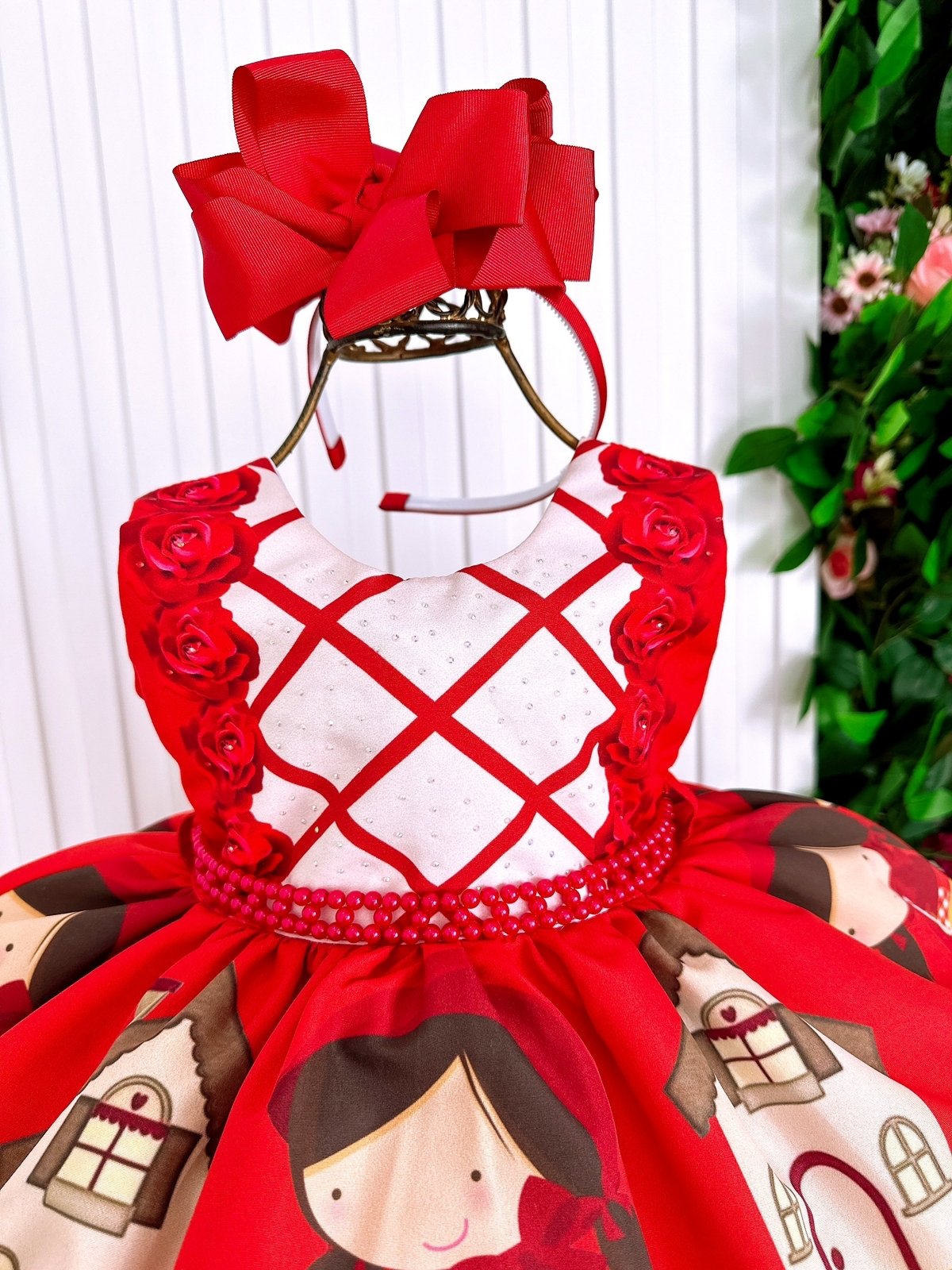 Vestido Princesa Belli Chapeuzinho Vermelho - Imagem 4