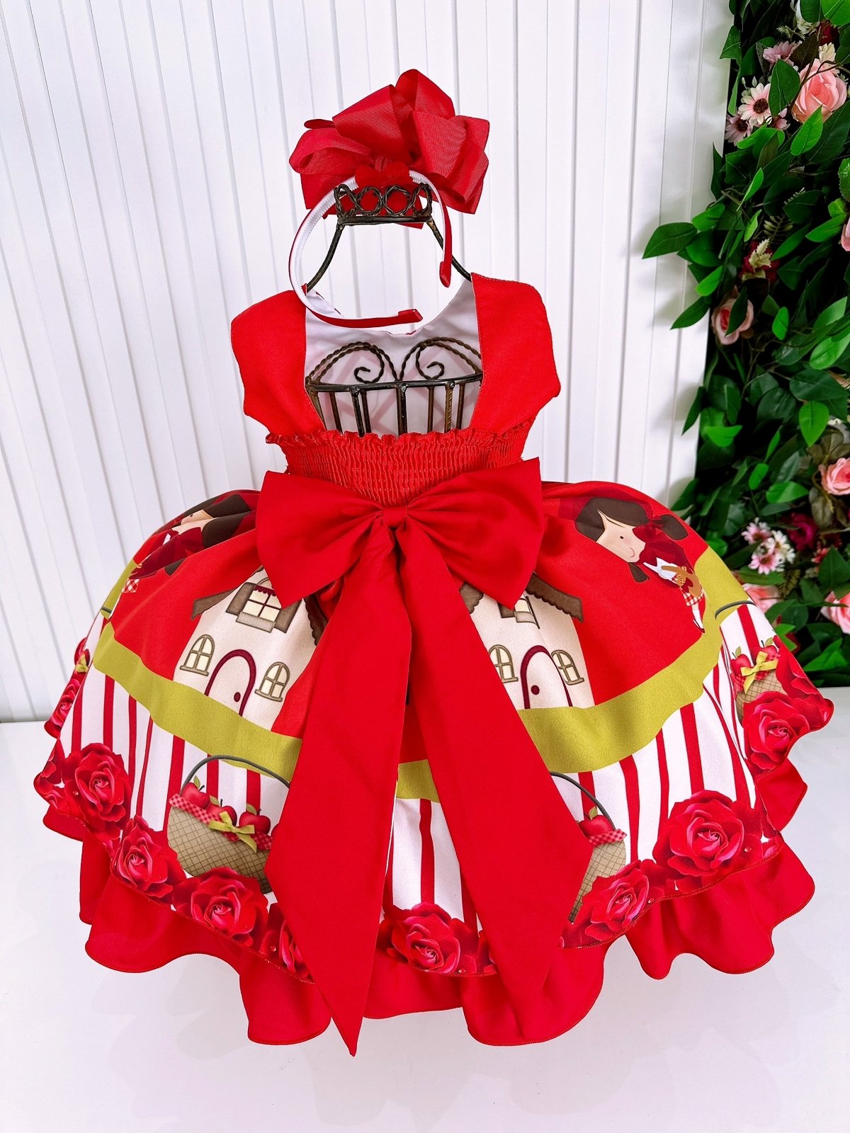Vestido Princesa Belli Chapeuzinho Vermelho - Imagem 5