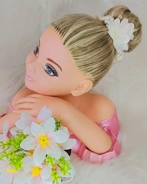 Porta Coque Belli Flor Perolas Off