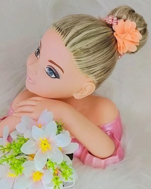 Porta Coque Belli Flor Perolas Salmão