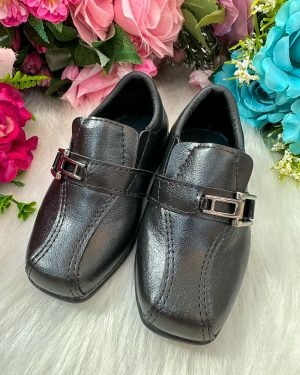 Sapato Social D Milan Preto Fosco