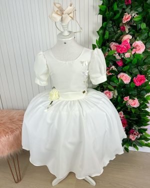 Vestido Banana Club Off Borboletinhas