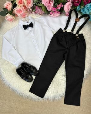 Conjunto Meninos Kanga Social Ricardo Preto Suspensorio