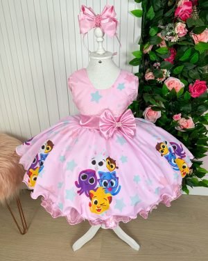 Vestido Princesa Tematico Bolofofos - Bolo Fofos