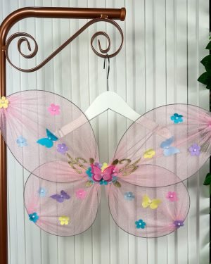 Asa De Borboletas / Fadas Infantil Rosa