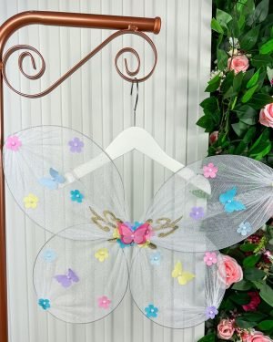 Asa De Borboletas / Fadas Infantil Branca