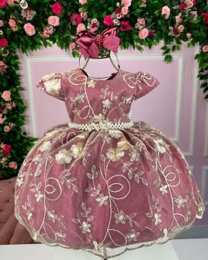 Vestido Marie Realeza Marsala