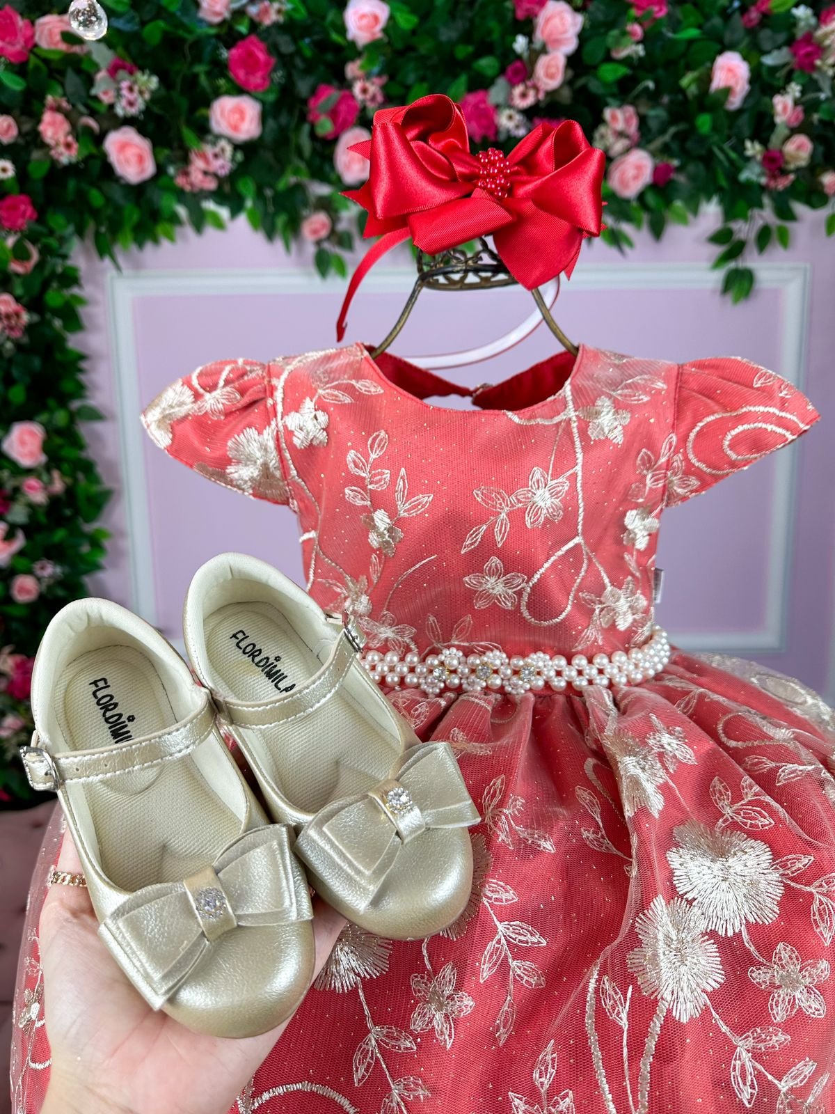 Vestido Marie Realeza Vermelho - Imagem 2