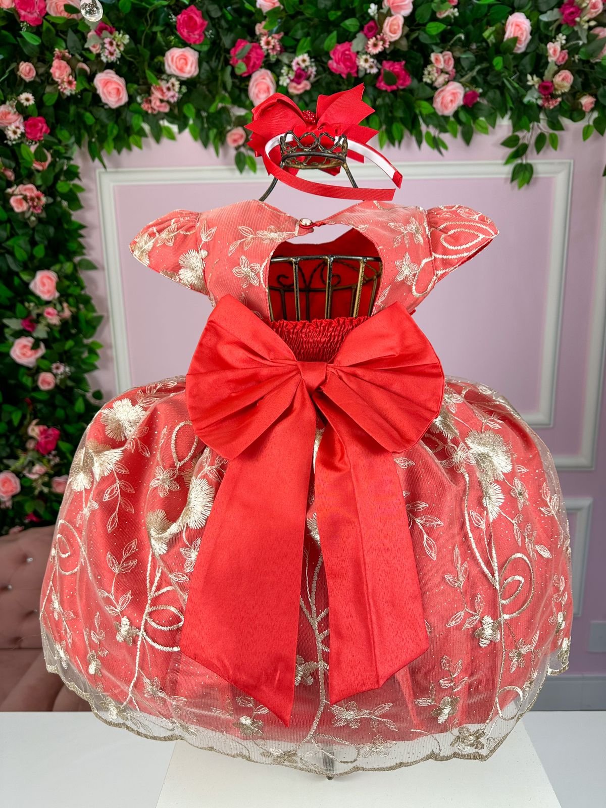 Vestido Marie Realeza Vermelho - Imagem 3