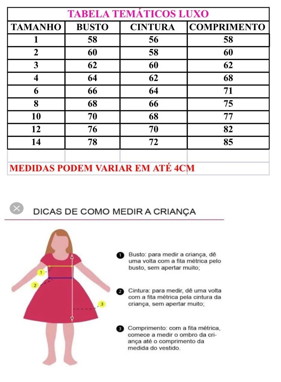 Vestido Infantil Tematicos Luxo A Casa Magica da Gabby - Imagem 4