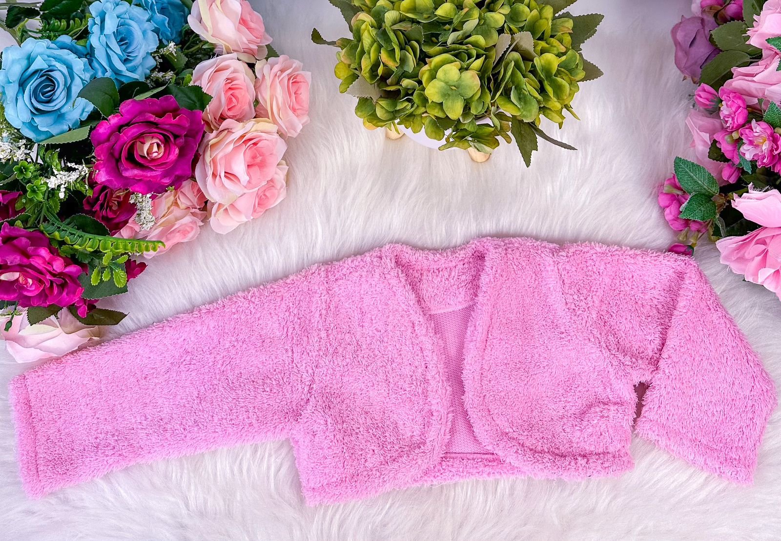Bolero Marie Peluciado Rosa