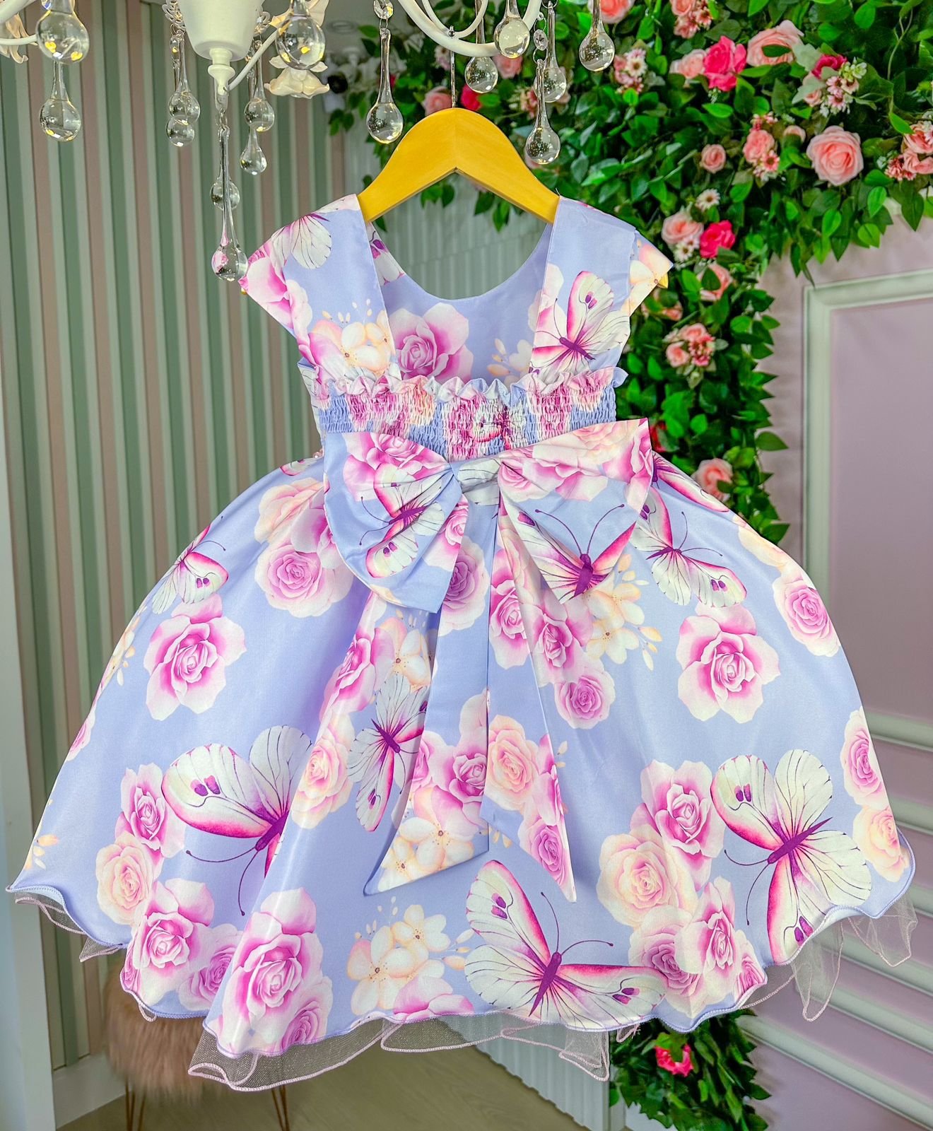 Vestido Giovanella/Giovanela Lilas Florido - Imagem 3