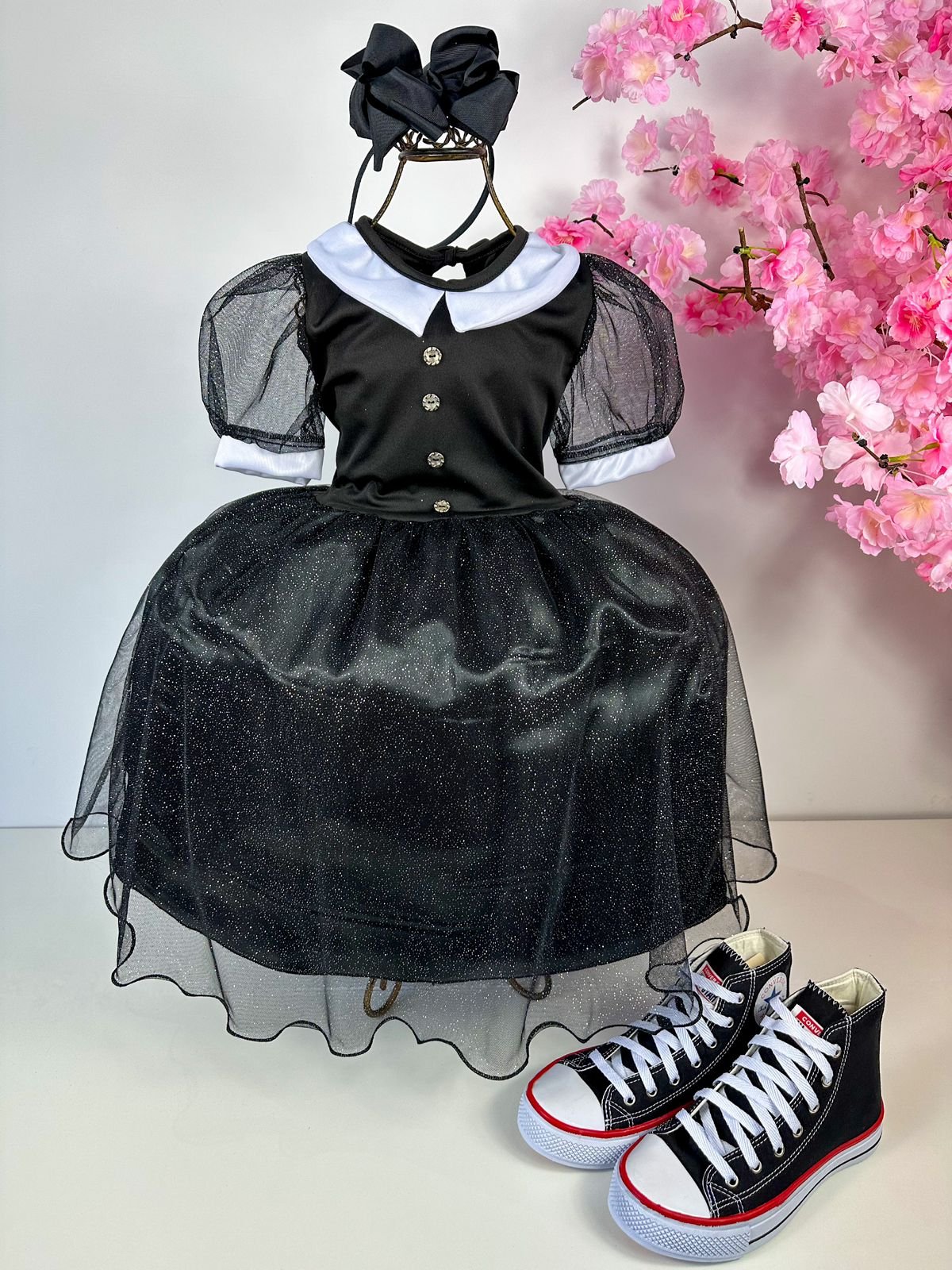 Fantasia Princesa Belli Wandinha - Imagem 6