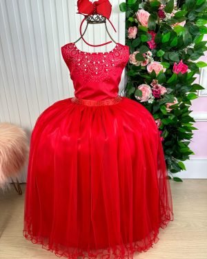 Vestido Enjoy Longo Regata Vermelho