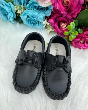 Calçado Mocassim D Milan Preto Cadarço