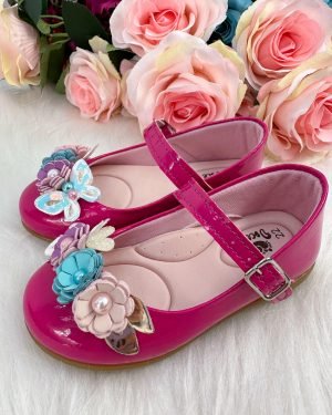 Sapatilha Doce Pe Juju Jardim Encantado Pink