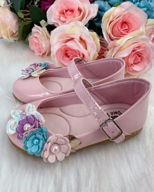 Sapatilha Doce Pe Juju Jardim Encantado Rosa