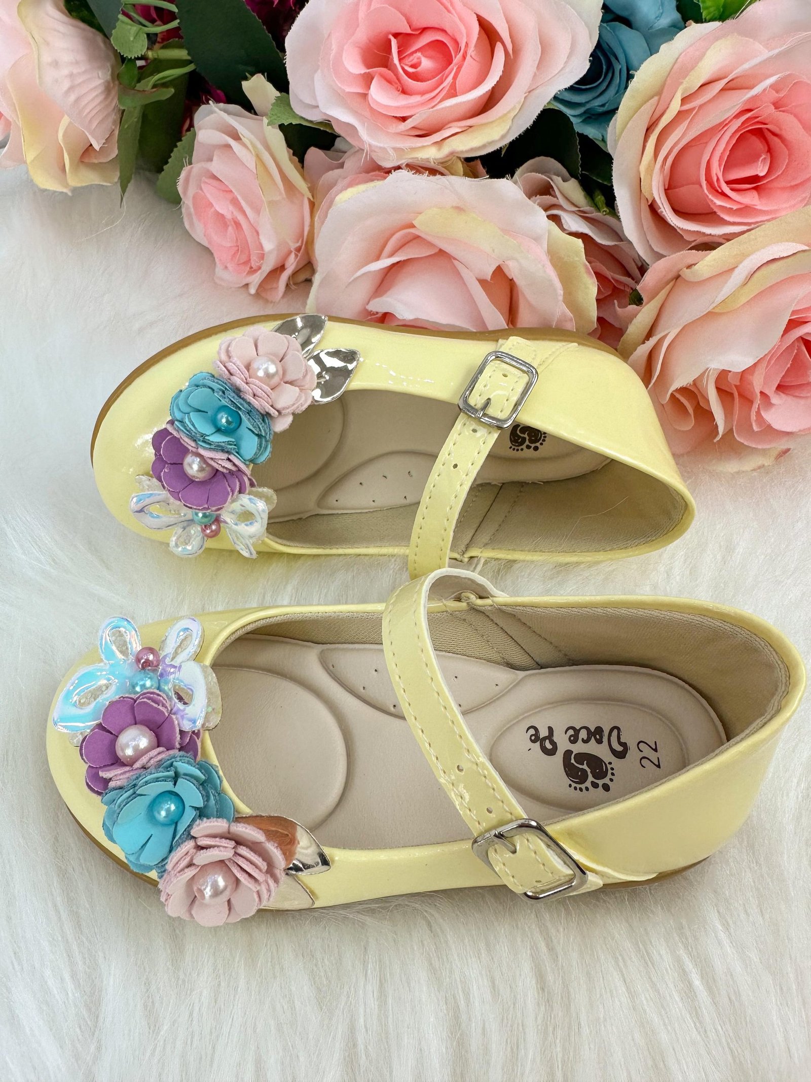 Sapatilha Doce Pe Juju Jardim Encantado Amarela - Imagem 2