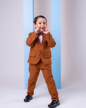 Conjunto Miss Cherry Social Terno - Blaizer Caramelo