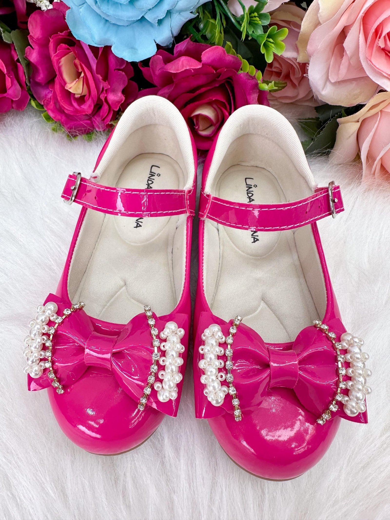 Sapatilha Flor di Mila Pink Perolas Neide - Imagem 5