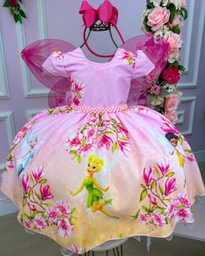 Vestido Infantil Temáticos da Gigi Fadas – Tinker Bell
