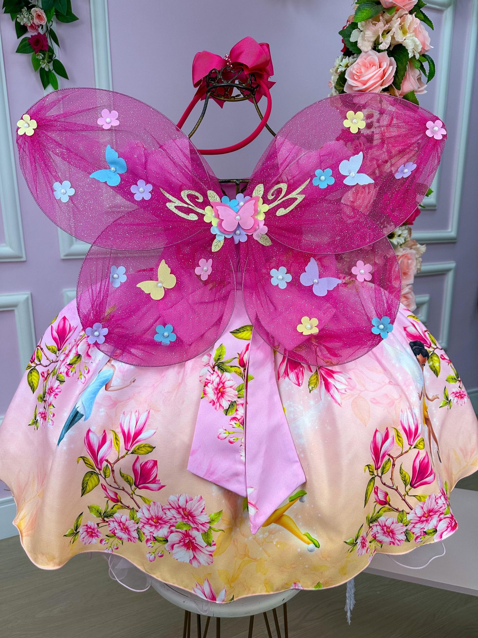 Vestido Infantil Temáticos da Gigi Fadas – Tinker Bell - Imagem 4