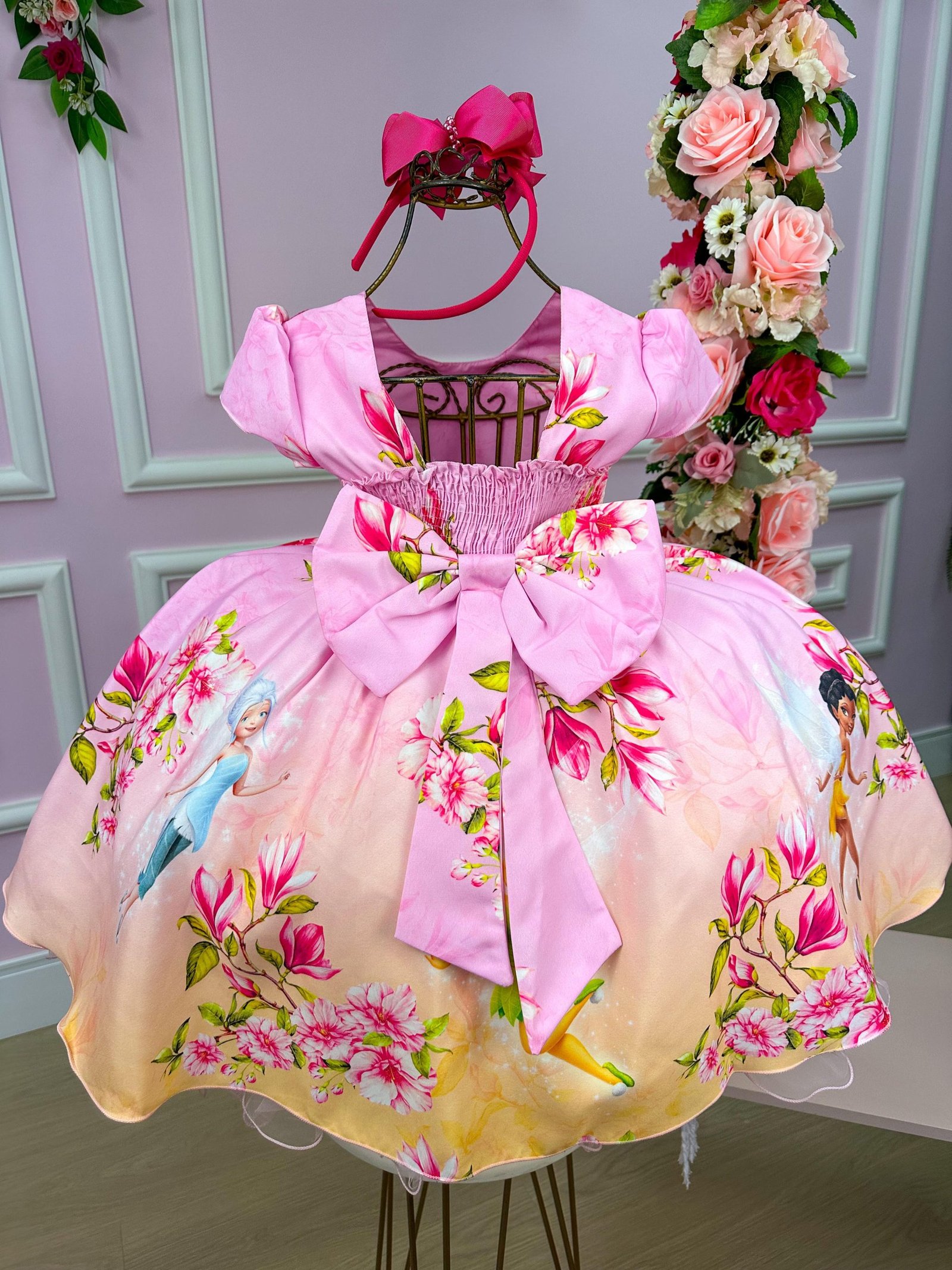 Vestido Infantil Temáticos da Gigi Fadas – Tinker Bell - Imagem 8