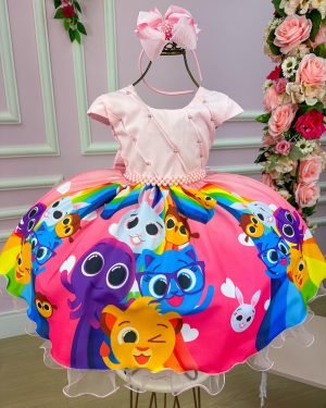 Vestido Infantil Temáticos da Gigi Bolofofos – Bolo Fo
