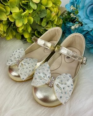 Sapatilha Doce Pe Luxinho Dourada