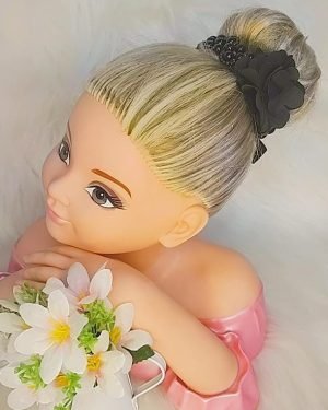 Porta Coque Belli Flor Perolas Preto