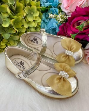 Sapatilha Doce Pe Liz Dourada