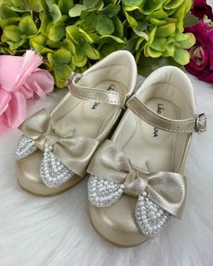 Sapatilha Flor Di MIla Carol Dourada