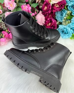 Bota/Coturno Ousadia Preta Adulta