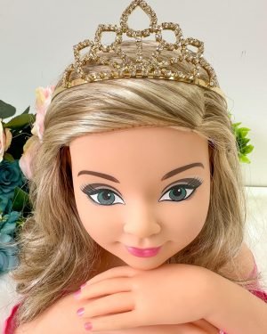 Coroa Belli Strass Dourado Elisa/Eliza