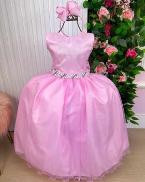 Vestido Marie Longo Larissa Rosa Bebe