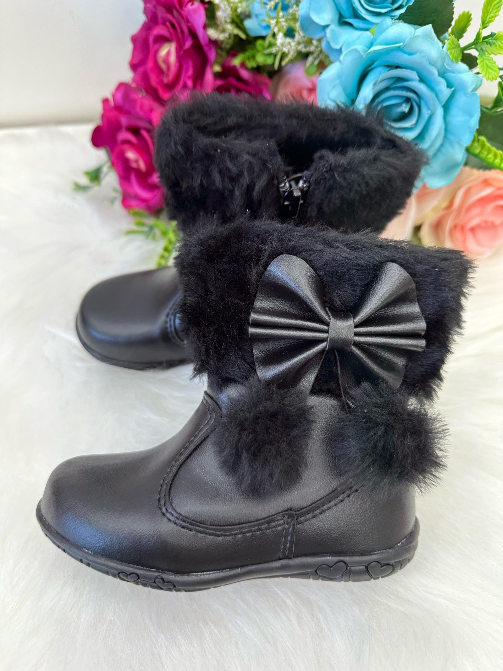 Bota/Coturno Flor Di Mila Zoe Preta - Imagem 4